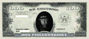 BON PODARUNKOWY O WARTOŚCI 1000 ZŁ