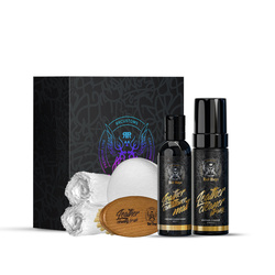 BadBoys Leather Care Set Standard Strong - Zestaw do czyszczenia oraz konserwacji tapicerki skórzanej